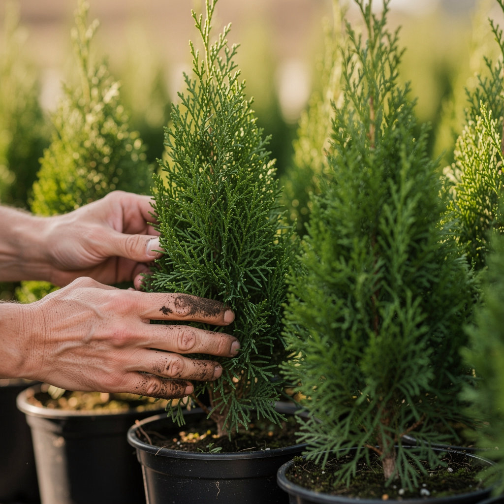 West Covina Wholesale Nursery featured plant varieties including Tiny Tower Italian Cypress for professional landscapers